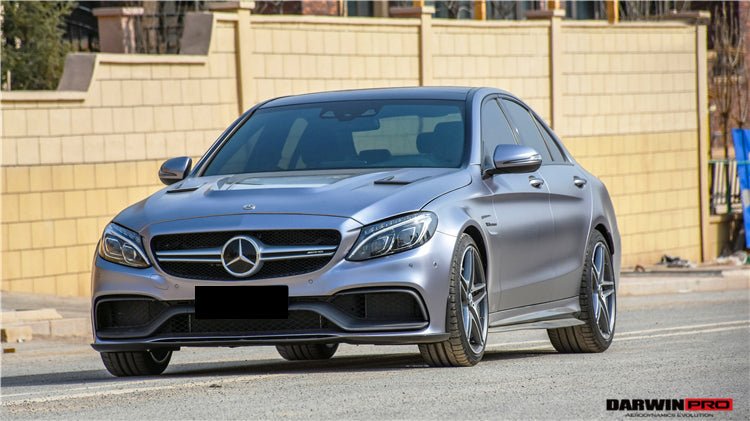 2015 - 2021 Mercedes Benz W205 C63&S AMG Carbon Fiber Front Canards